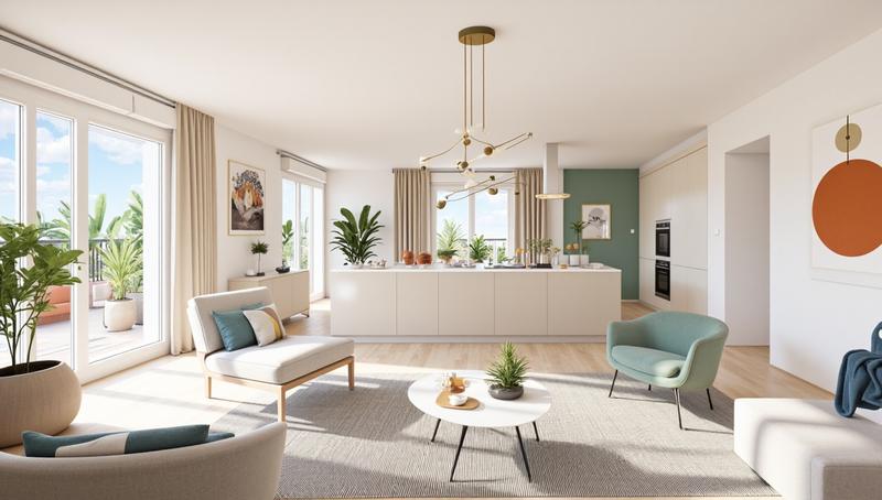 Appartement - 54 à 130 m² - 2 à 5 pièces