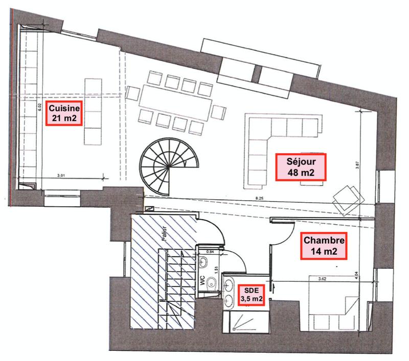 Appartement - 123 m² - 5 pièces