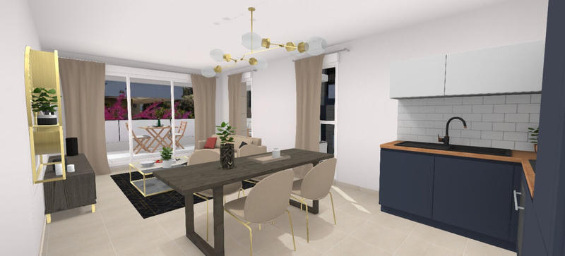 Appartement - 67 m² - 3 pièces