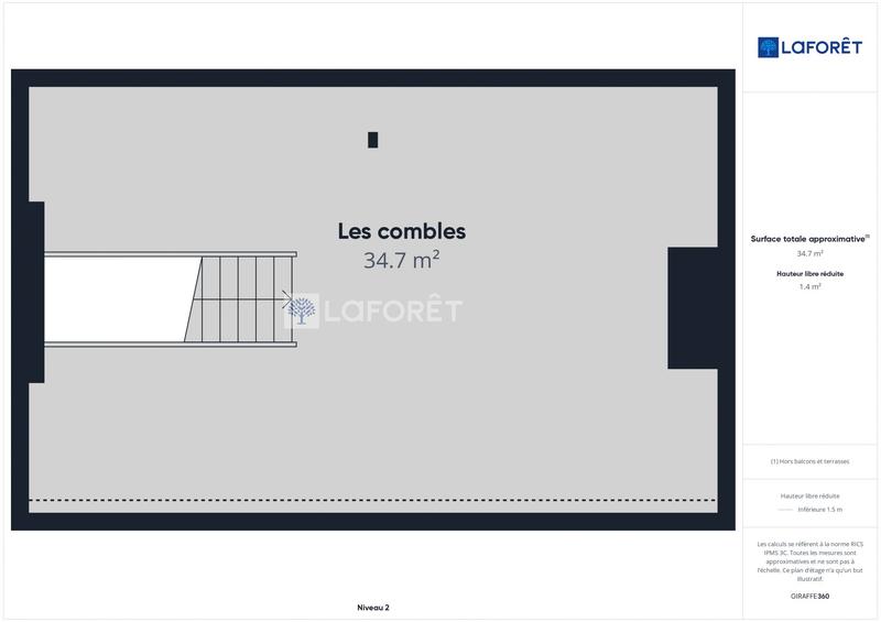 Maison - 80 m² - 4 pièces