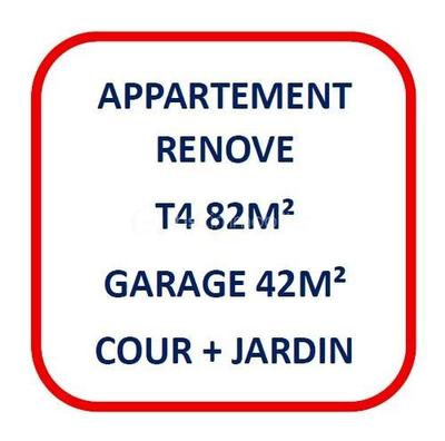 Appartement - 82 m² - 4 pièces