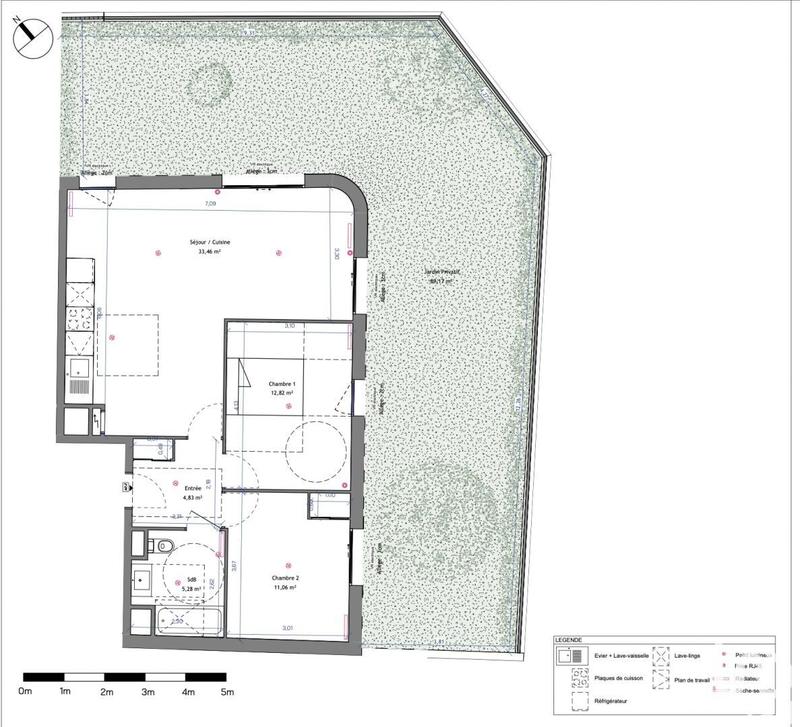 Appartement - 68 m² - 3 pièces