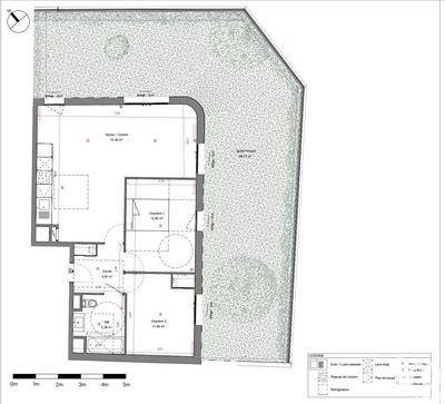 Appartement - 68 m² - 3 pièces