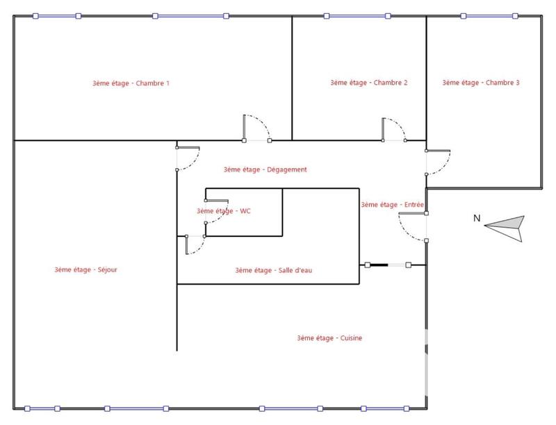 Appartement - 74 m² - 4 pièces