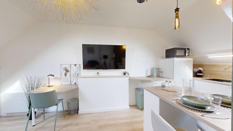 Studio - 18 m² - 2 pièces