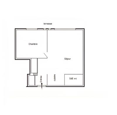 Appartement - 49 m² - 2 pièces