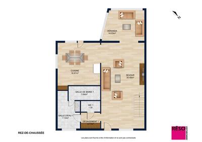 Maison - 144 m² - 6 pièces