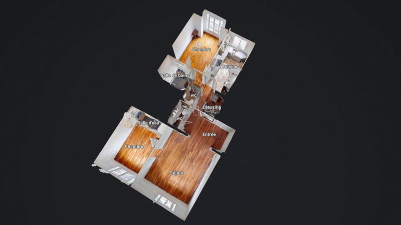 Appartement - 84 m² - 3 pièces