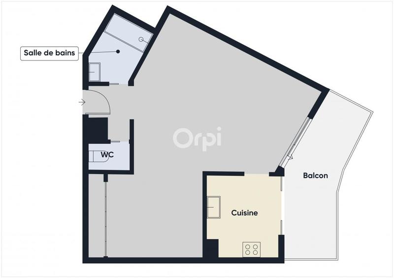 Appartement - 47 m² - 2 pièces