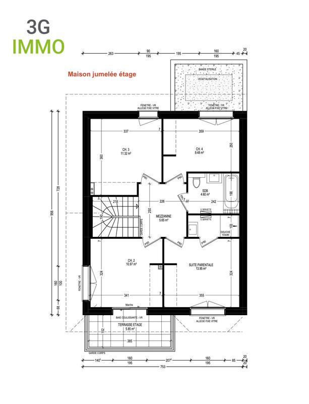 Maison - 126 m² - 5 pièces