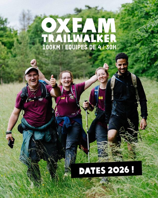 Passage Trailwalker Oxfam Dieppe 2026