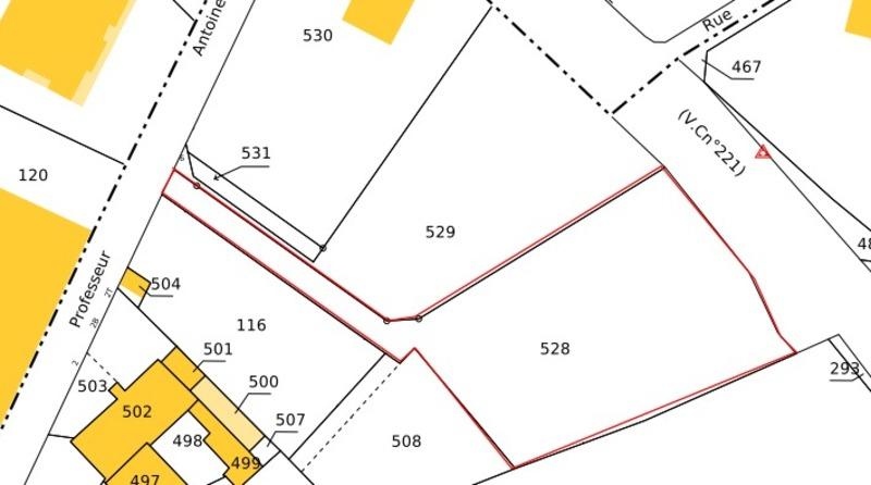 Terrain constructible - 2 205 m²