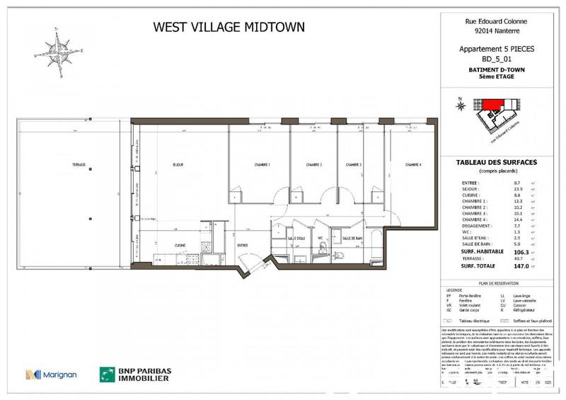 Chambre - 13 m² - 1 pièce