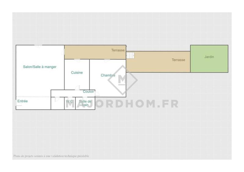 Appartement - 59 m² - 3 pièces