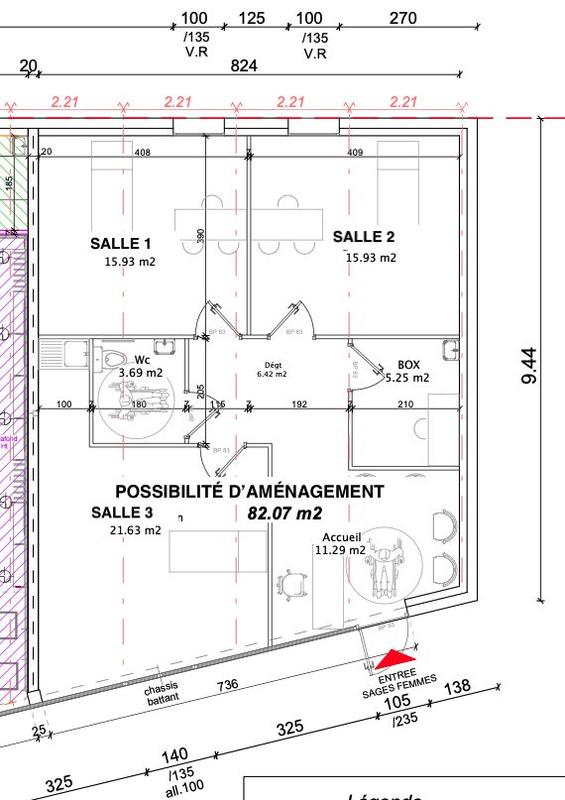 Local commercial - 82 m²