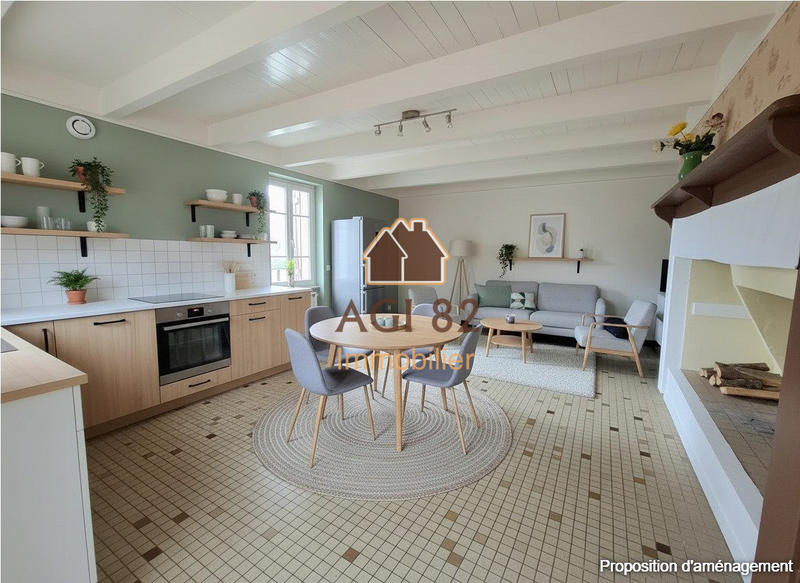 Maison ancienne - 115 m² - 4 pièces