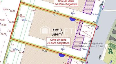 Terrain - 384 m²