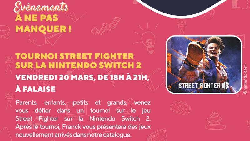 Tournoi Street Fighter sur la Nintendo Switch 2