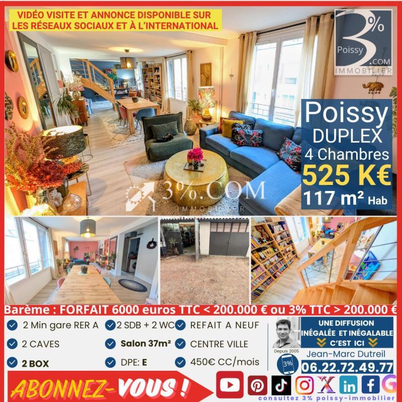 Duplex - 117 m² - 5 pièces