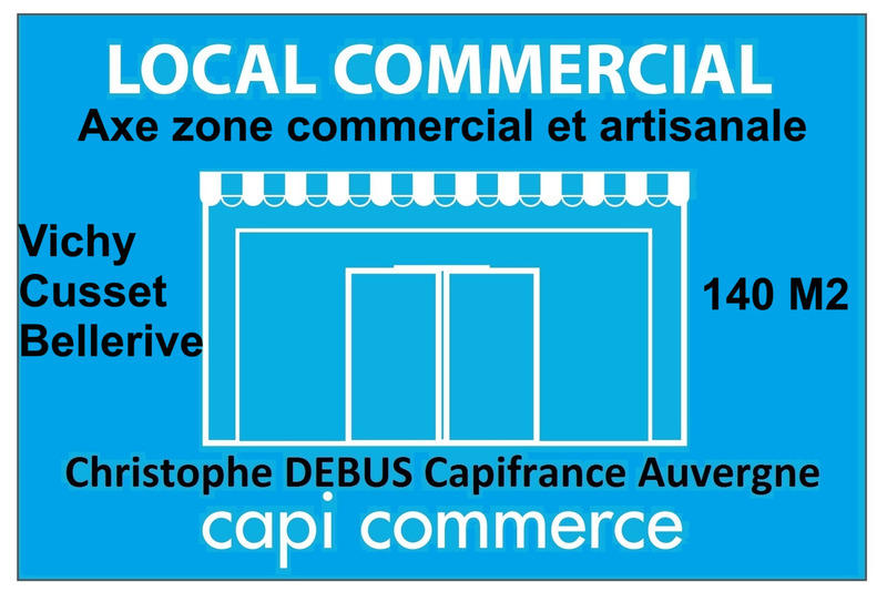 Local commercial - 140 m² - 1 pièce