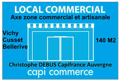 Local commercial - 140 m² - 1 pièce