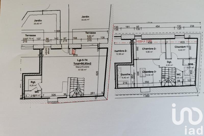 Maison - 100 m² - 4 pièces