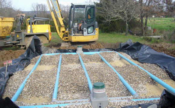 Terrassement et Goudronnage assainissement , Cambou