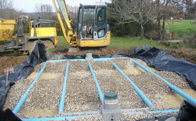 Terrassement et Goudronnage assainissement , Cambou