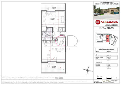 Appartement - 48 m² - 2 pièces