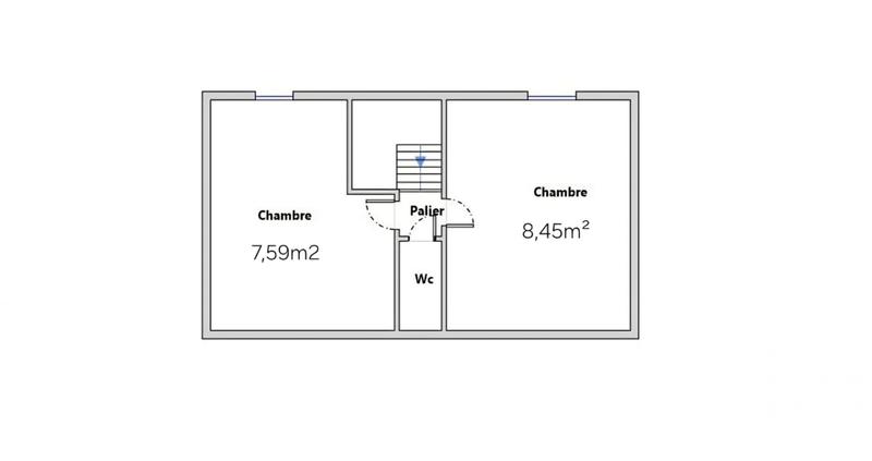 Maison - 70 m² - 5 pièces