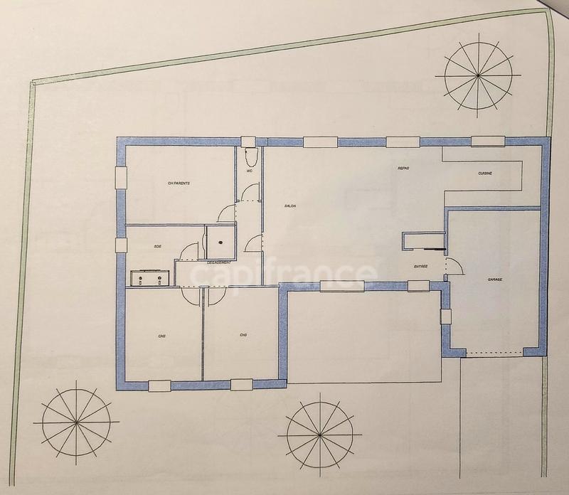 Terrain constructible - 446 m²
