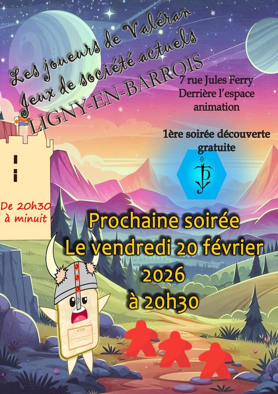 Soirées jeux de société actuels