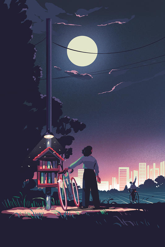 Une nuit à la médiathèque