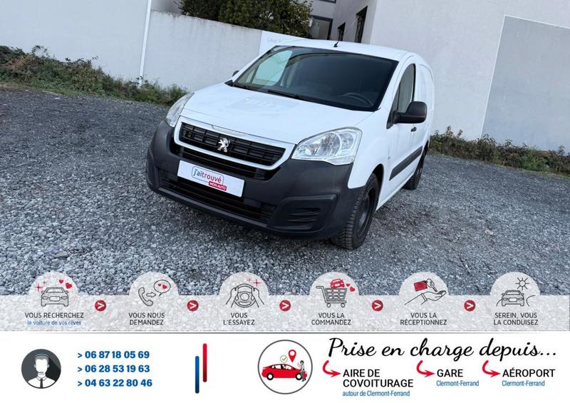 Peugeot Partner 1.6 Bluehdi 100Cv 141000km 1°main*Habillage Bois*Séparation de cabine*Double portes arrière*Ct Révision Kit Distribution Entretien Ok*Véhicule Sous Garantie*100 Points Contrôles*Carte Grise Moitié prix (Véhicule plus 10 ans)*Climatisation*