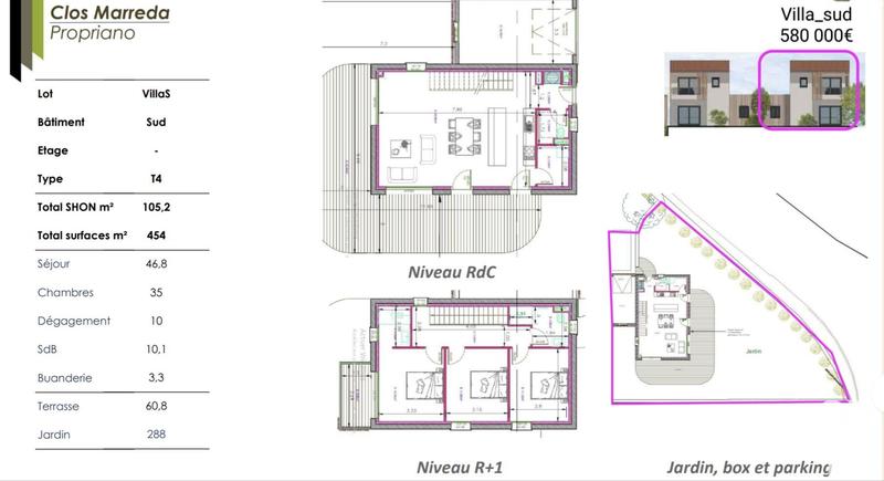 Appartement - 105 m² - 4 pièces