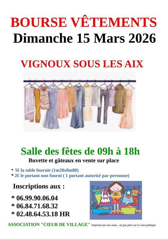 Bourse aux vêtements