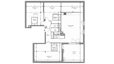 Appartement - 87 m² - 4 pièces