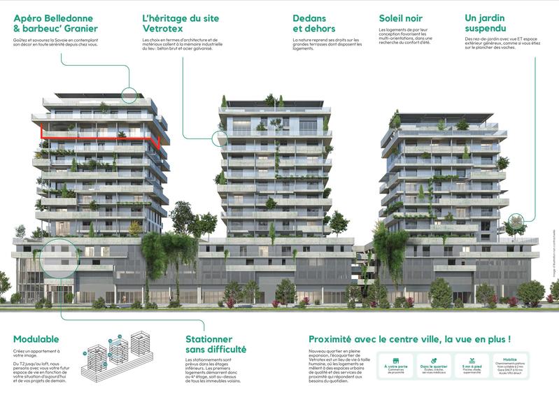 Appartement - 200 m² - 6 pièces