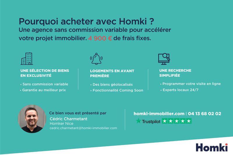 Appartement - 42 m² - 2 pièces