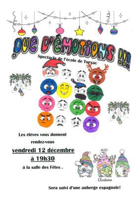 Spectacle des enfants de l'école de Tursac