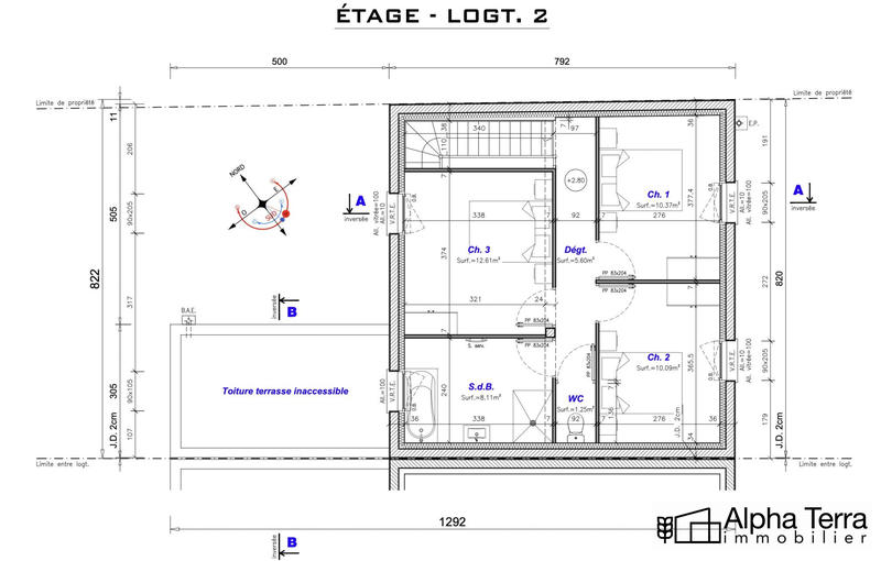 Maison - 96 m² - 5 pièces
