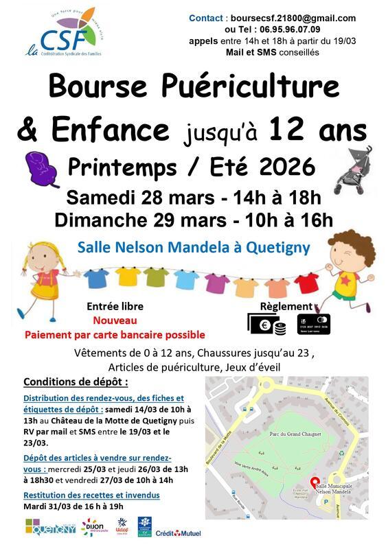 Bourse puériculture &amp; enfance jusqu'à 12 ans