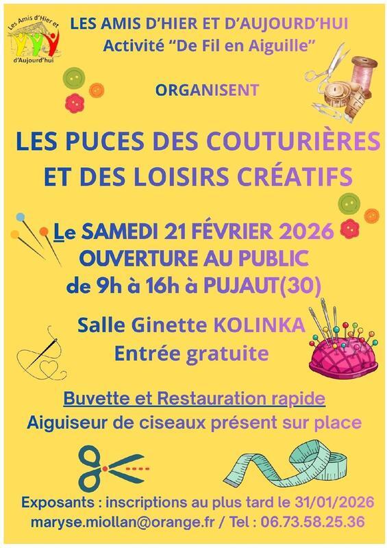 Puces des couturières et loisirs créatifs