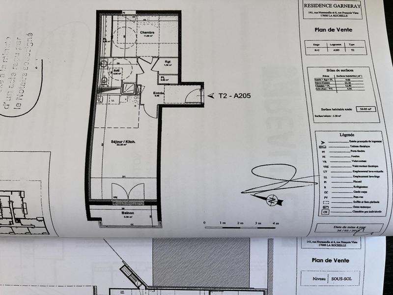 Appartement - 50 m² - 2 pièces