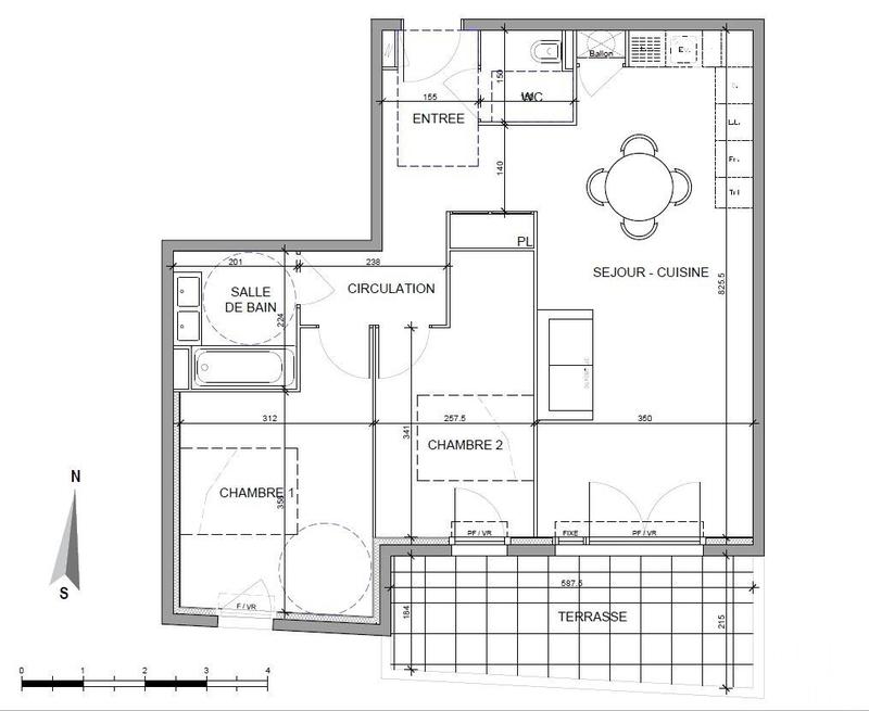 Appartement - 67 m² - 3 pièces