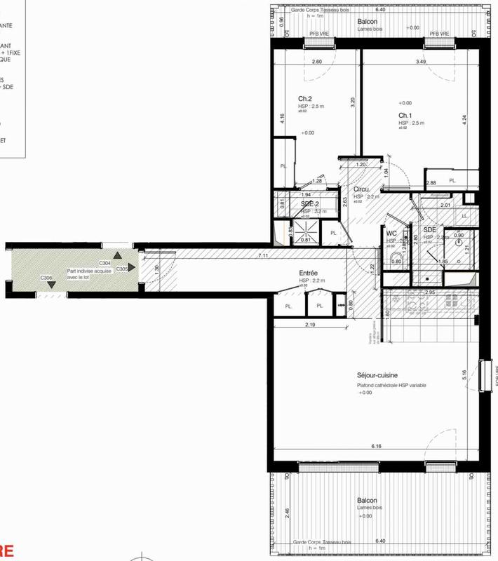 Appartement - 77 m² - 3 pièces