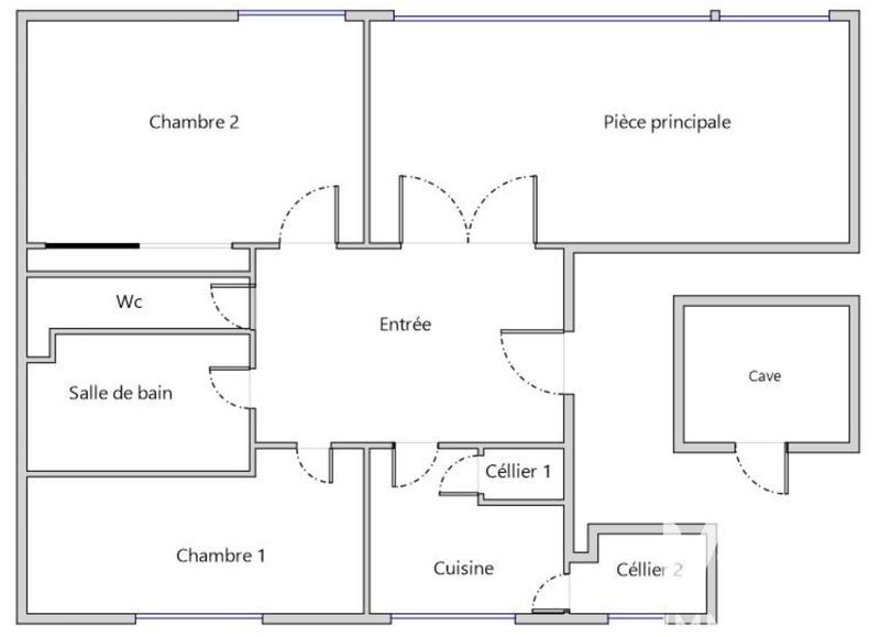 Appartement - 72 m² - 3 pièces