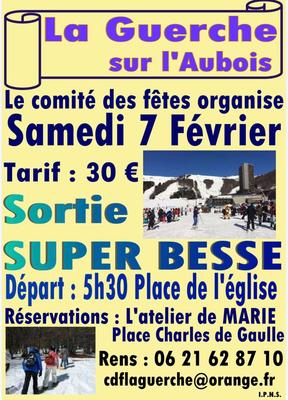 Sortie à Super Besse