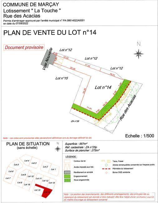 Terrain - 567 m²