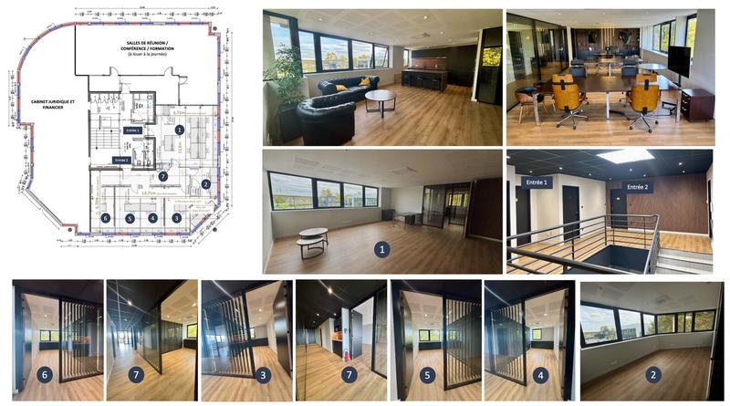 Bureau - 146 m² - 7 pièces
